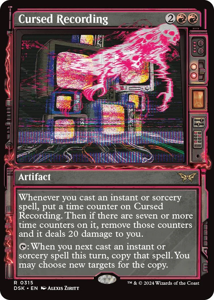 Cursed Recording (Showcase) (315) (Duskmourn: House of Horror)