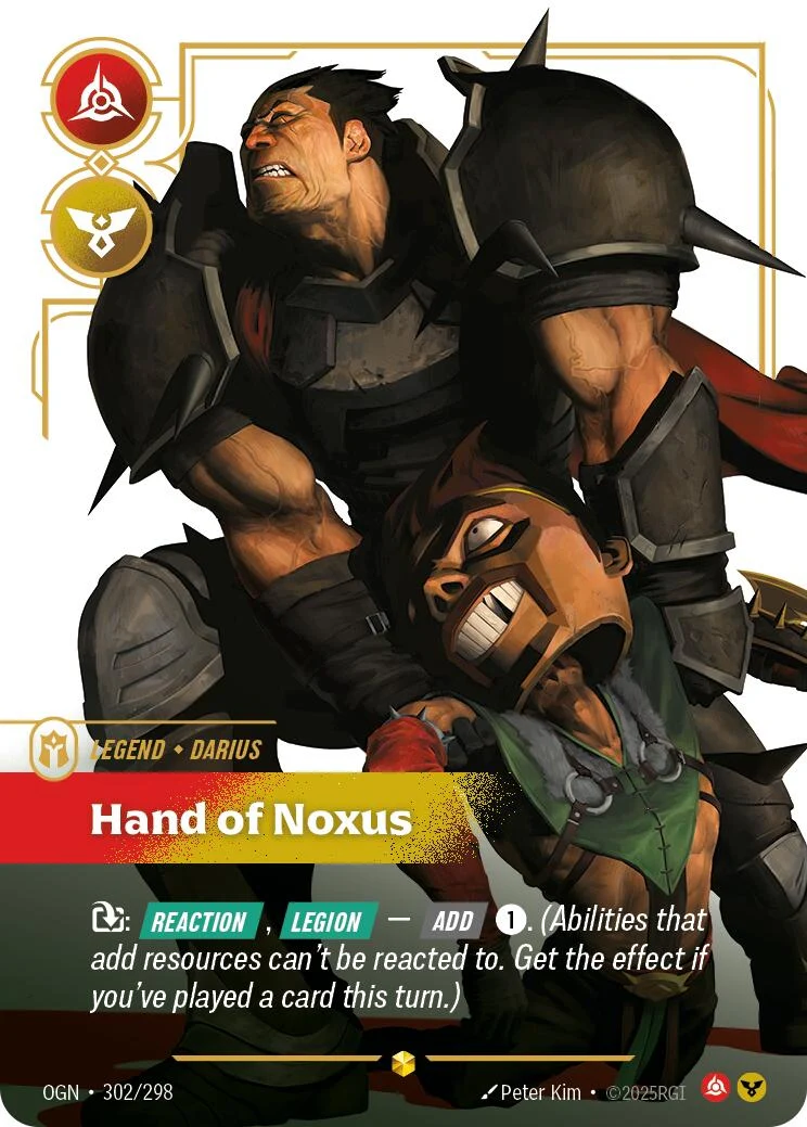 Darius - Hand of Noxus (Overnumbered) (302/298) (Origins)