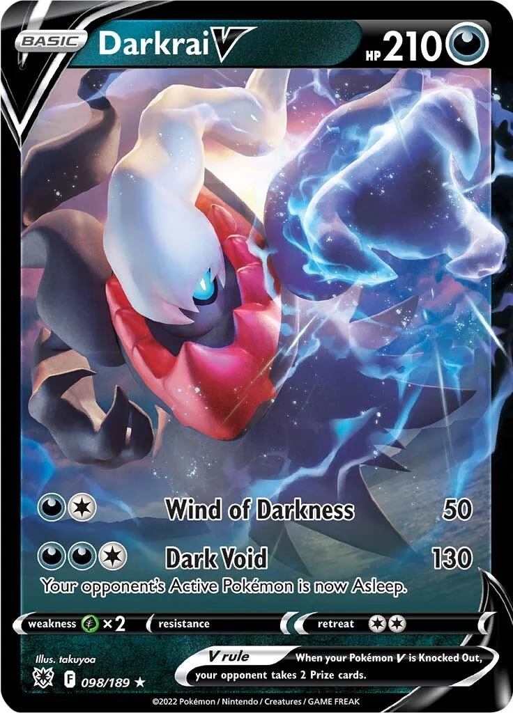 Darkrai V (098/189) (SWSH10: Astral Radiance)