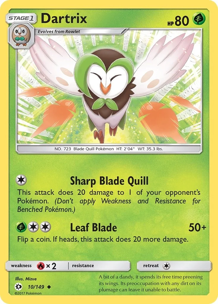 Dartrix (10/149) (SM Base Set)