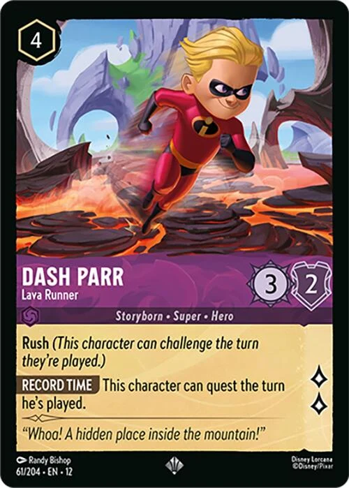 Dash Parr - Lava Runner (61/204) (Wilds Unknown)