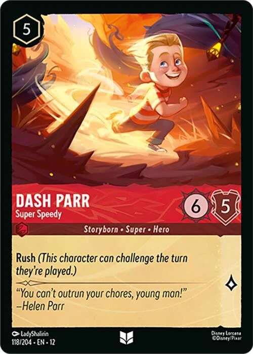 Dash Parr - Super Speedy (118/204) (Wilds Unknown)