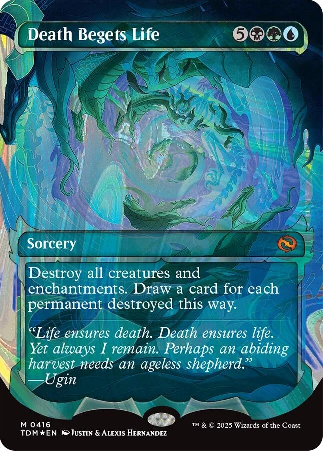 Death Begets Life (Showcase) (Halo Foil) (416) (Tarkir: Dragonstorm)