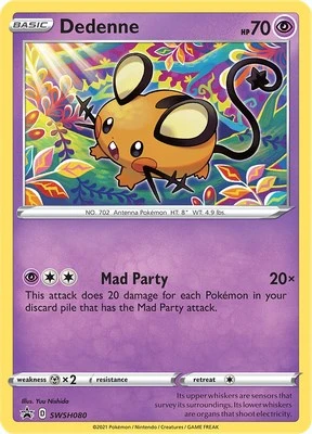Dedenne - SWSH080 (SWSH080) (SWSH: Sword & Shield Promo Cards)