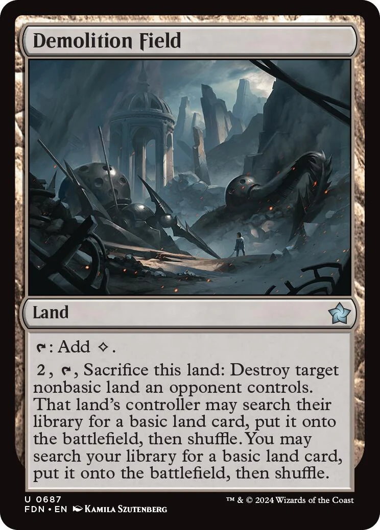 Demolition Field (687) (Foundations)