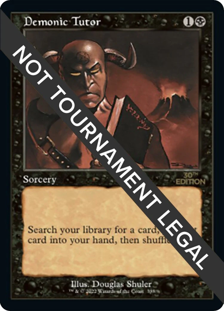 Demonic Tutor (Retro Frame) (398)