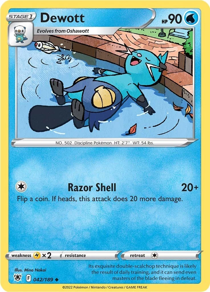 Dewott (042/189) (SWSH10: Astral Radiance)