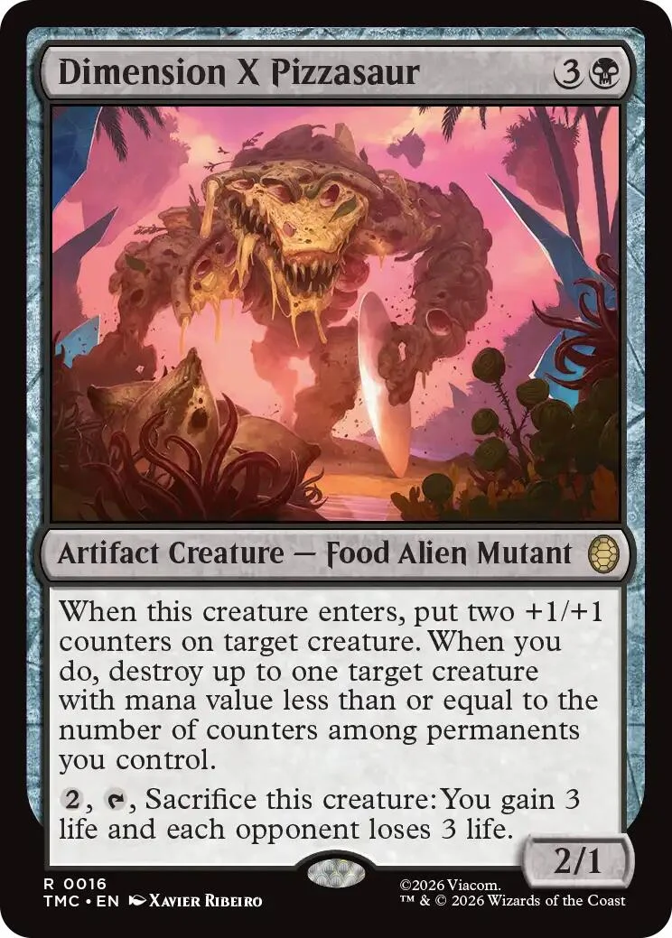 Dimension X Pizzasaur (16) (Teenage Mutant Ninja Turtles)