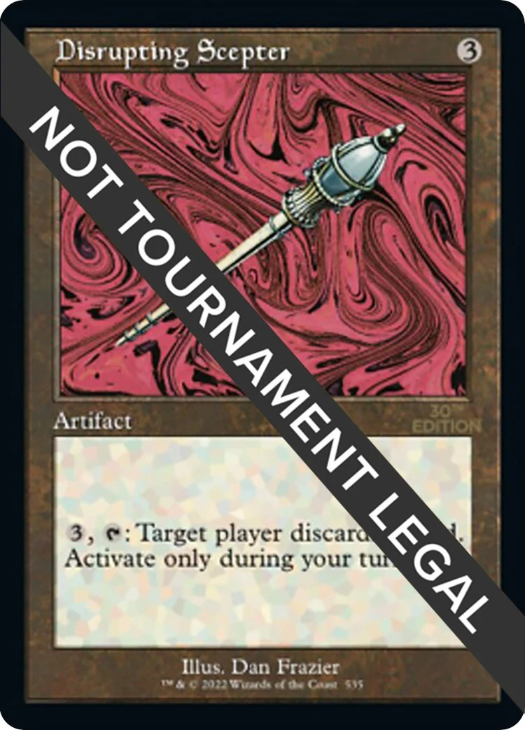 Disrupting Scepter (Retro Frame) (535)
