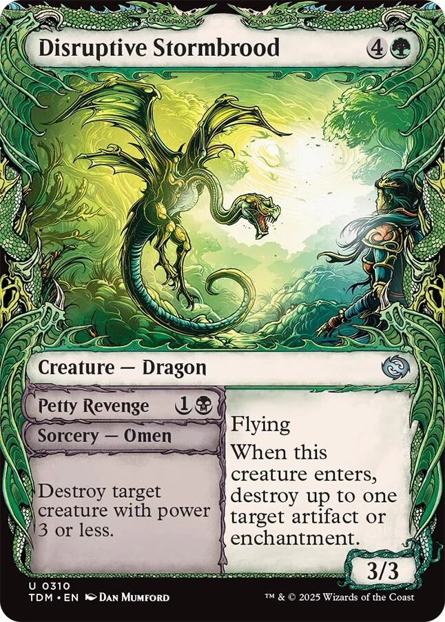 Disruptive Stormbrood (Showcase) (310) (Tarkir: Dragonstorm)