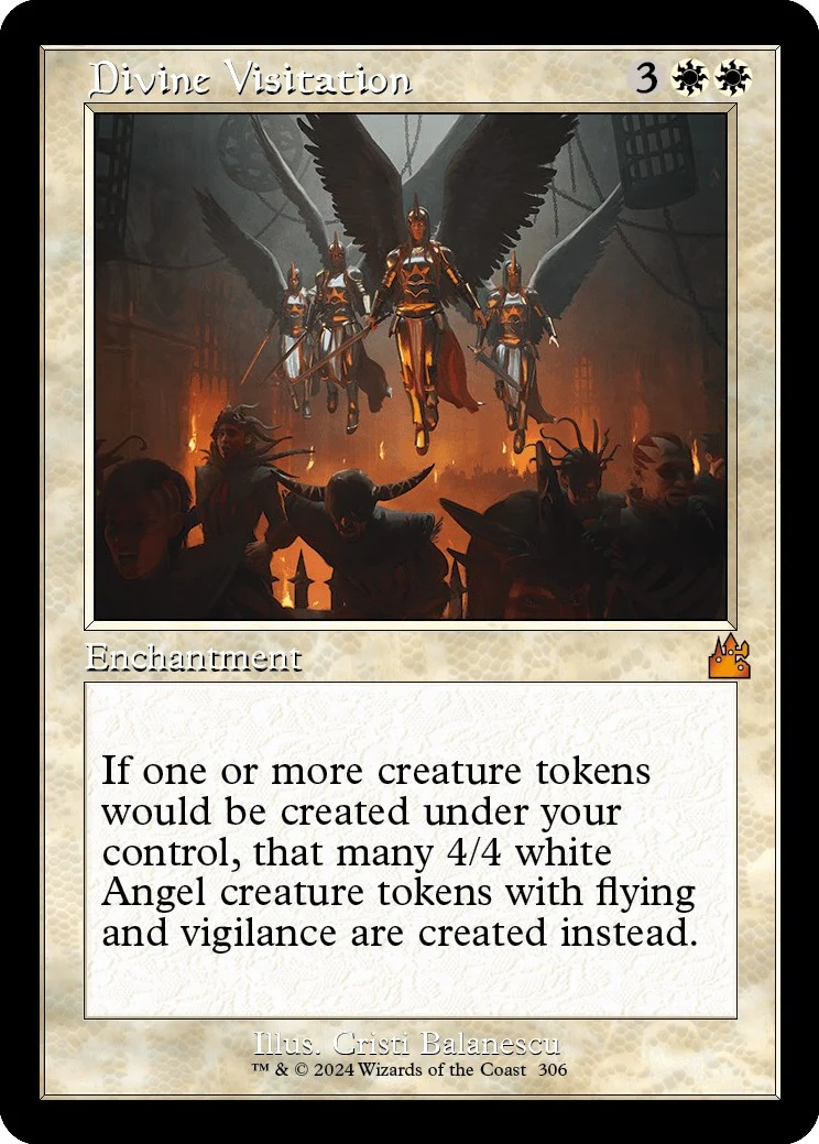 Divine Visitation (Retro Frame) (306) (Ravnica Remastered)