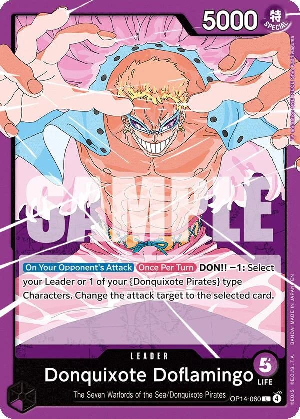 Donquixote Doflamingo - OP14-060 (OP14-060) (The Azure Sea's Seven)