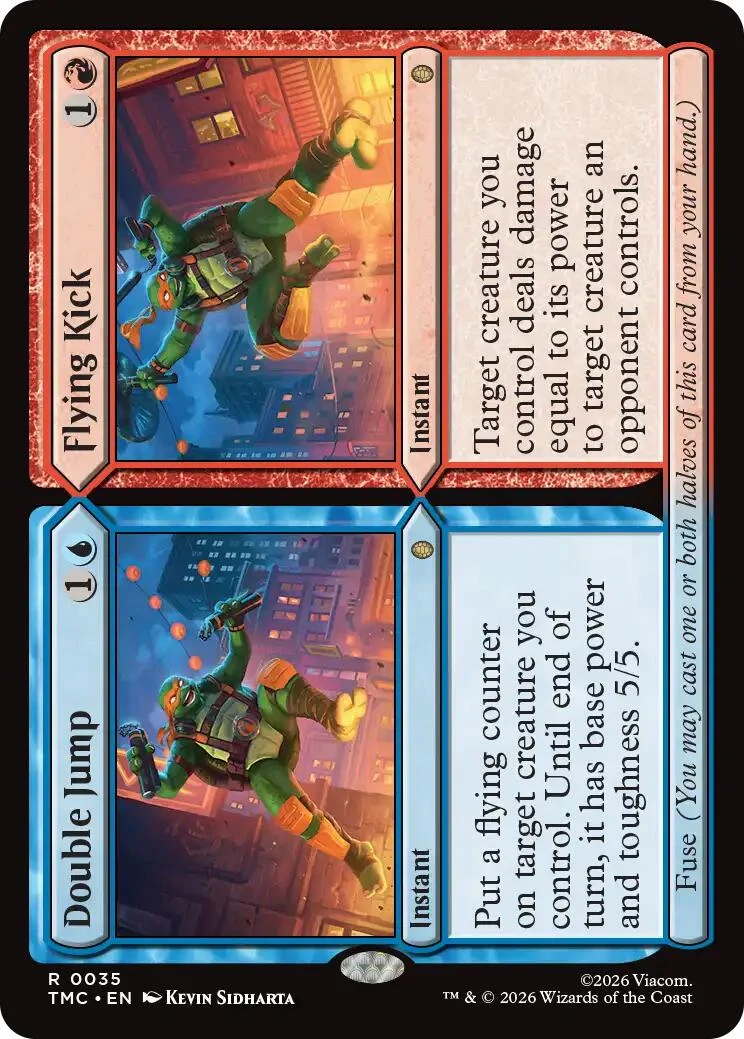 Double Jump // Flying Kick (35) (Teenage Mutant Ninja Turtles)