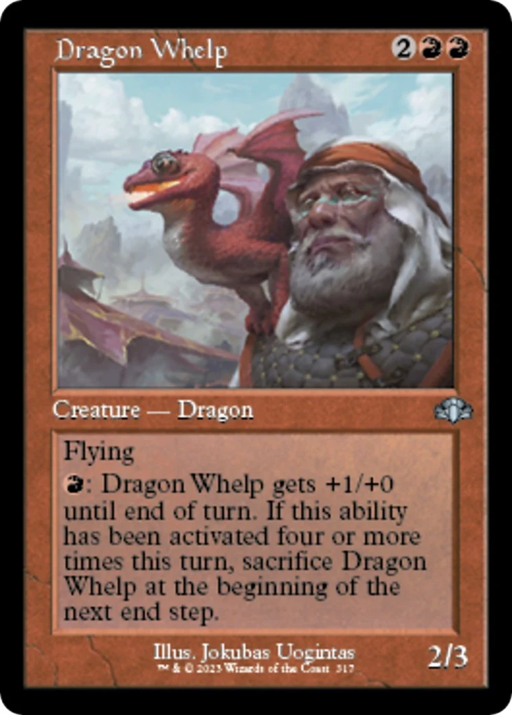 Dragon Whelp (Retro Frame) (317)
