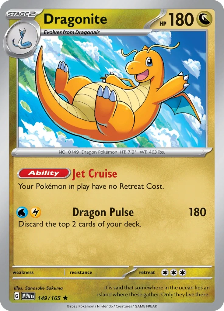 Dragonite (149/165) (SV: Scarlet & Violet 151)