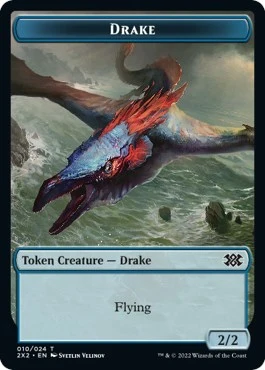 Drake // Knight Double-Sided Token (10 // 5)