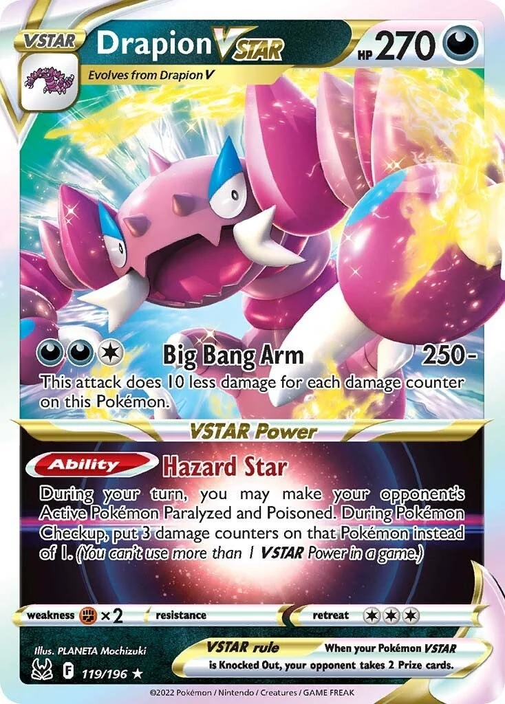 Drapion VSTAR (119/196) (SWSH11: Lost Origin)