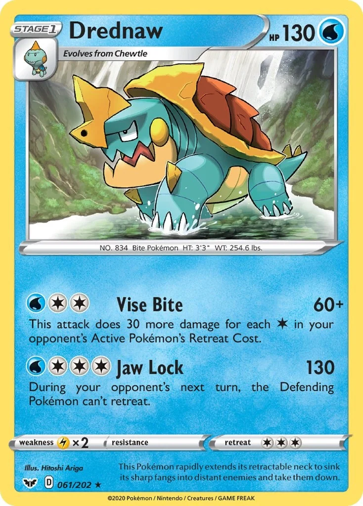 Drednaw (061/202) (SWSH01: Sword & Shield Base Set)