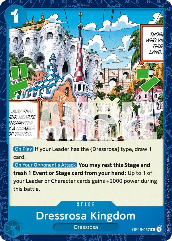 Dressrosa Kingdom (OP15-057) (Adventure on Kami's Island)