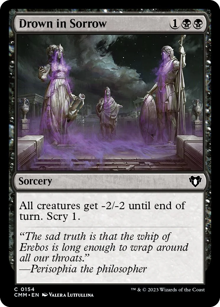 Drown in Sorrow (154) (Commander Masters)