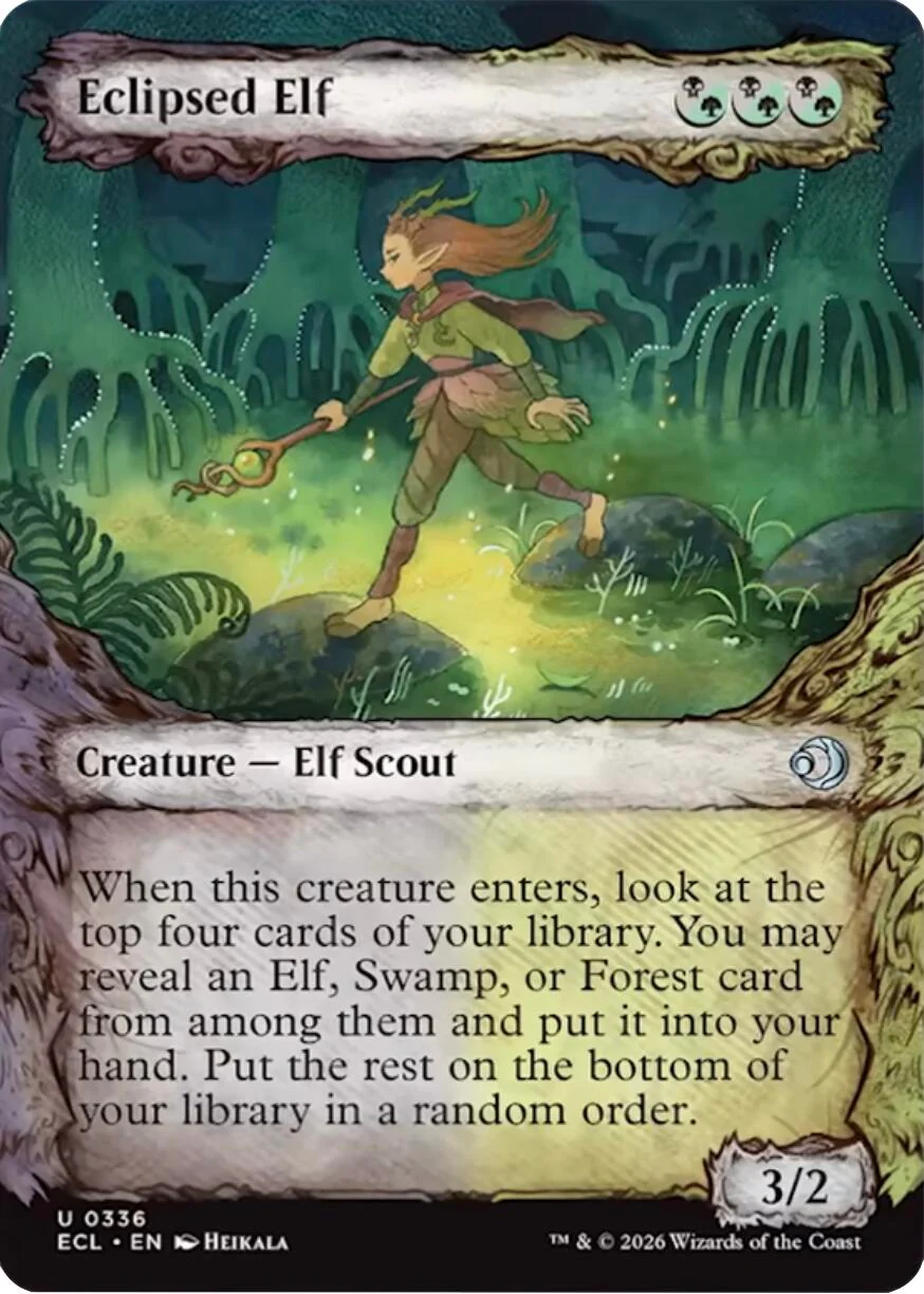 Eclipsed Elf (Showcase) (336) (Lorwyn Eclipsed)