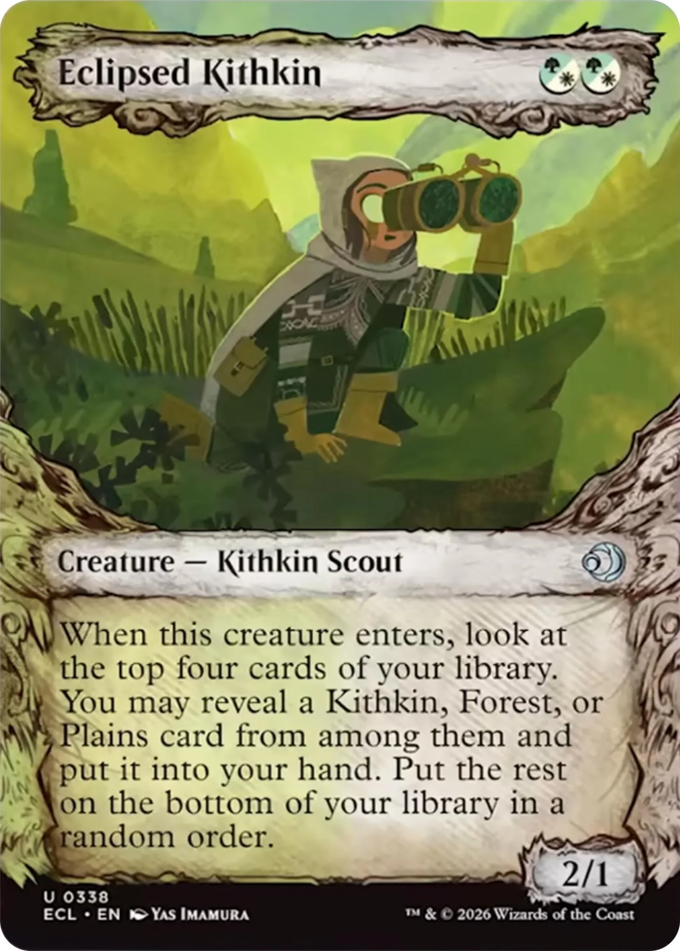 Eclipsed Kithkin (Showcase) (338) (Lorwyn Eclipsed)