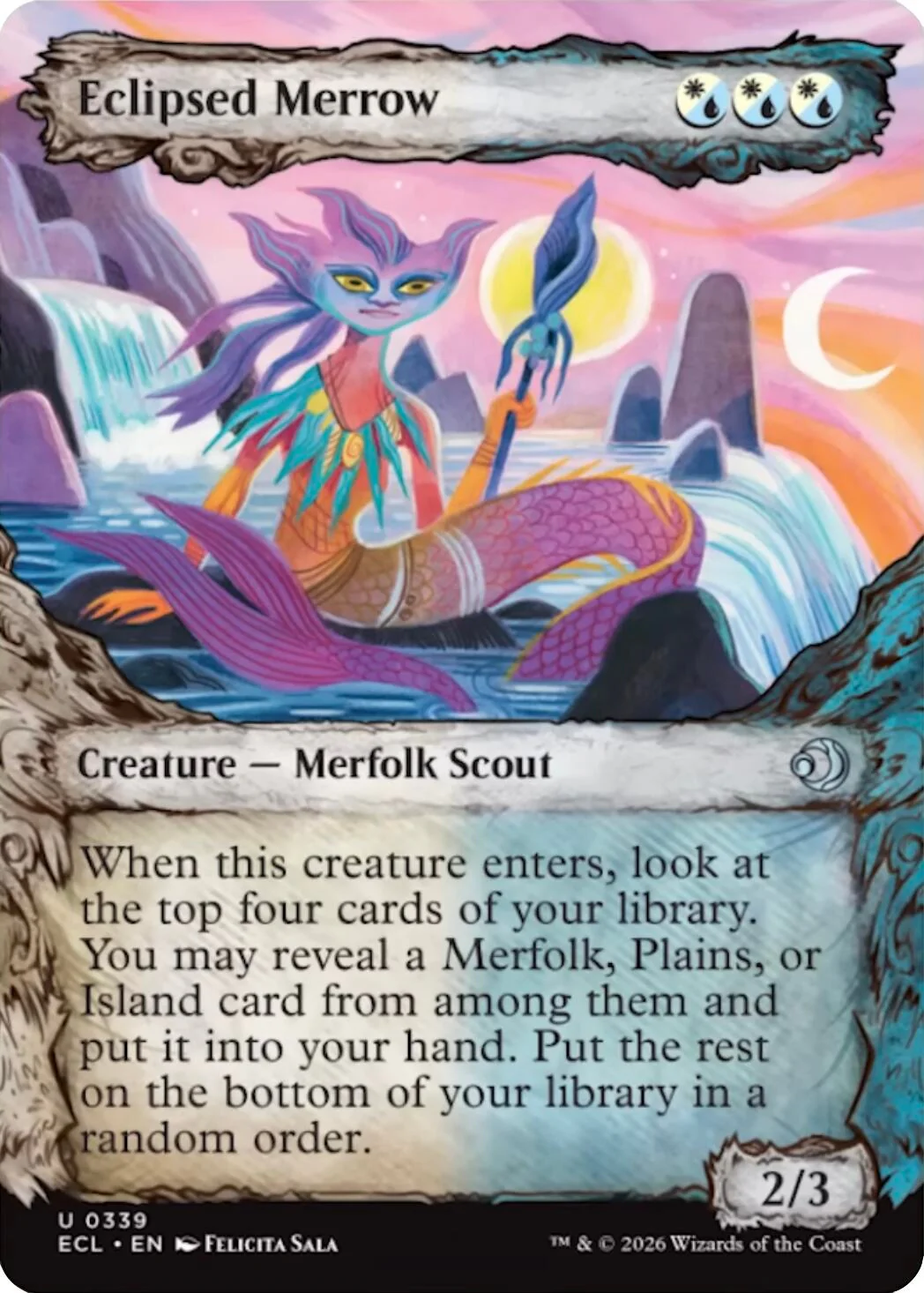Eclipsed Merrow (Showcase) (339) (Lorwyn Eclipsed)