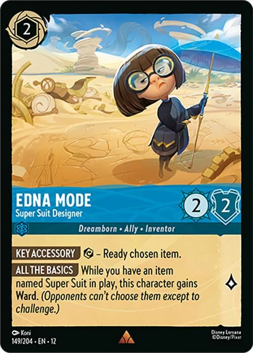 Edna Mode - Super Suit Designer (149/204) (Wilds Unknown)