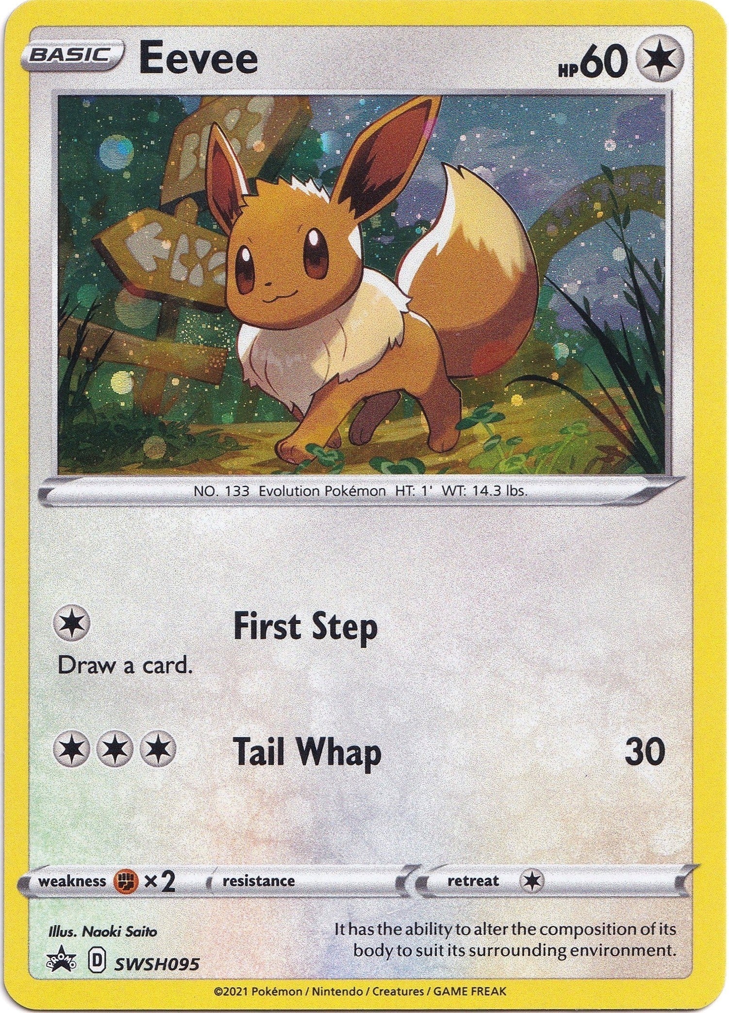 Eevee - SWSH095 (SWSH095) (SWSH: Sword & Shield Promo Cards)