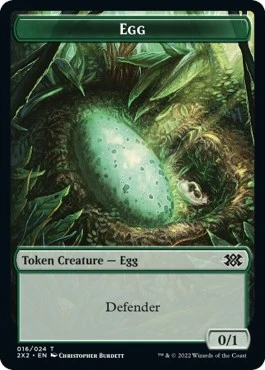Egg // Monk Double-Sided Token (16 // 6)