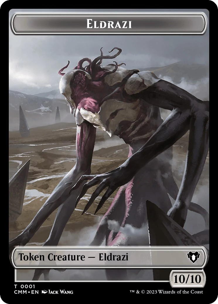 Eldrazi // Phyrexian Beast Double-Sided Token (1 // 34) (Commander Masters)