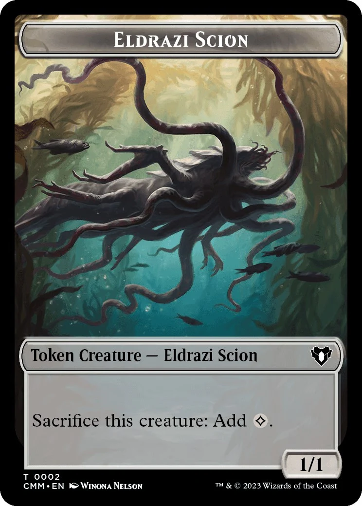 Eldrazi Scion // Elephant Double-Sided Token (2 // 31) (Commander Masters)