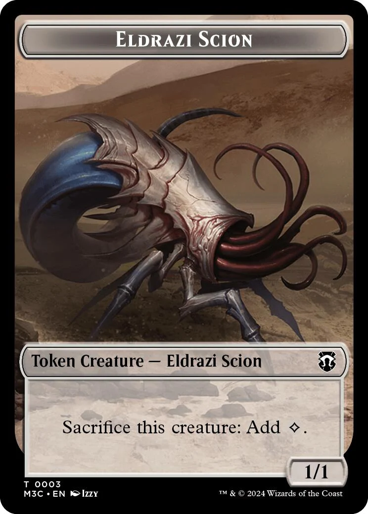 Eldrazi Scion (Ripple Foil) // Eldrazi Spawn Double-Sided Token (3 // 2)