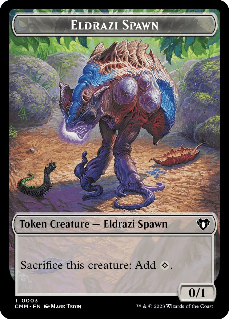 Eldrazi Spawn // Ogre Double-Sided Token (3 // 28) (Commander Masters)