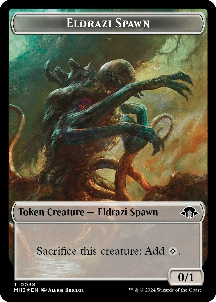 Eldrazi Spawn (Ripple Foil) // Eldrazi Scion Double-Sided Token (38 // 3)