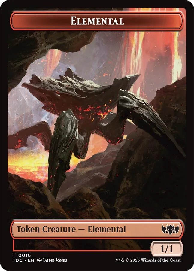 Elemental (0016) // Gold Double-Sided Token (16 // 29)
