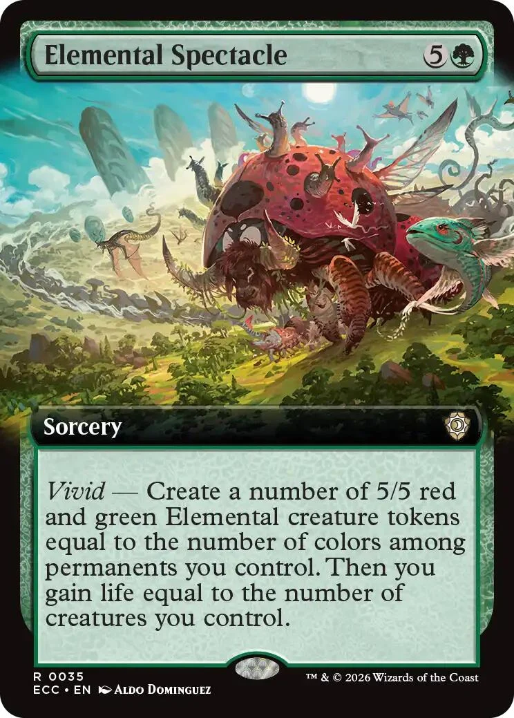 Elemental Spectacle (Extended Art) (35) (Lorwyn Eclipsed)