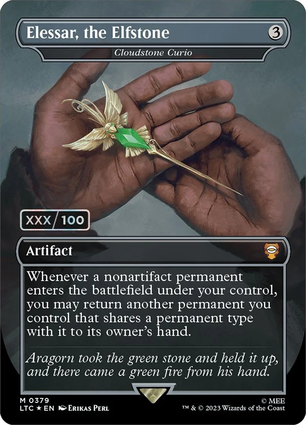 Elessar, the Elfstone - Cloudstone Curio (Serial Numbered) (379)