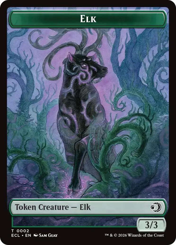 Elk // Mutavault Double-Sided Token (2 // 11) (Lorwyn Eclipsed)