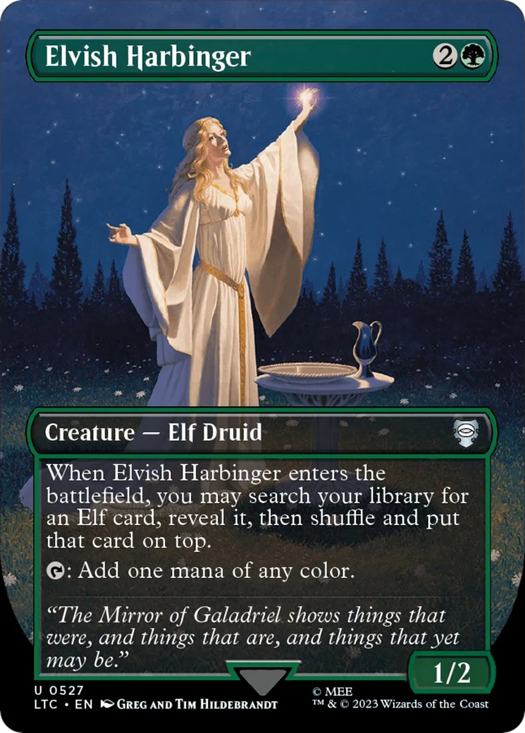 Elvish Harbinger (Borderless) (527)