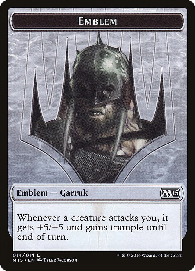 Emblem - Garruk, Apex Predator (14) (Magic 2015 (M15))