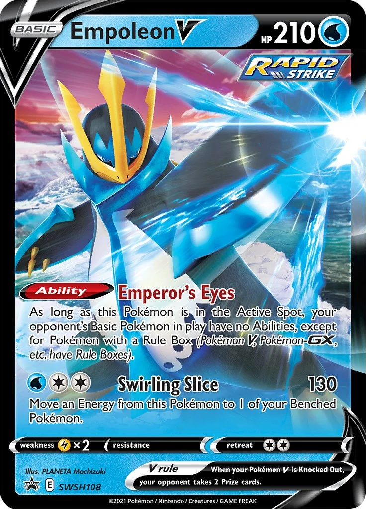 Empoleon V - SWSH108 (SWSH108) (SWSH: Sword & Shield Promo Cards)