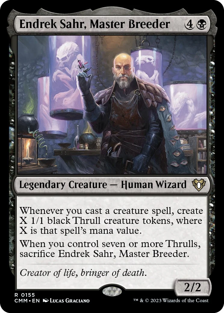 Endrek Sahr, Master Breeder (155) (Commander Masters)