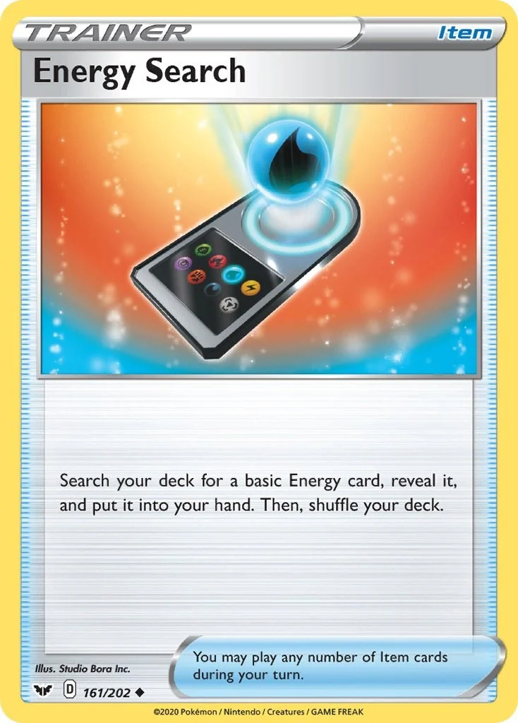Energy Search (161/202) (SWSH01: Sword & Shield Base Set)