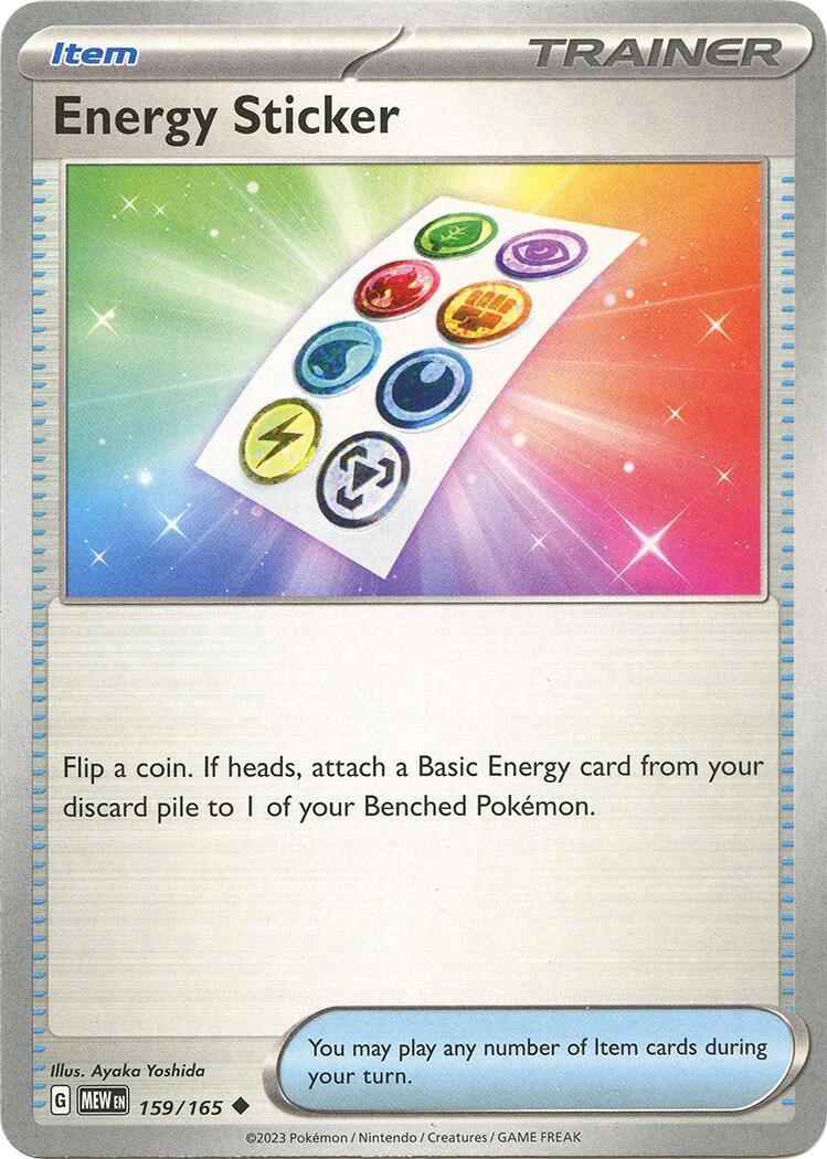 Energy Sticker (159/165) (SV: Scarlet & Violet 151)