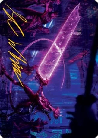 Enormous Energy Blade Art Card (Gold-Stamped Signature) (16)