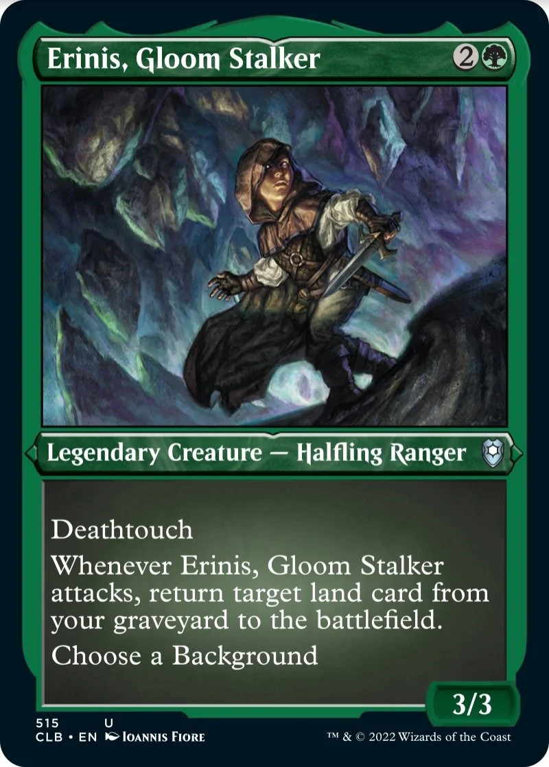 Erinis, Gloom Stalker (Foil Etched) (515)