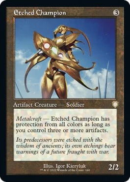 Etched Champion (Retro Frame) (140)