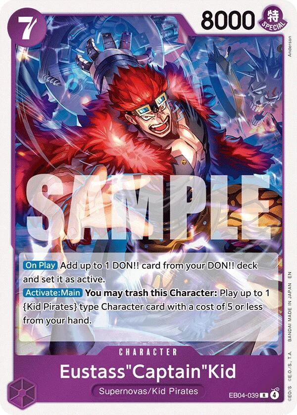 Eustass"Captain"Kid - EB04-039 (EB04-039) (The Azure Sea's Seven)