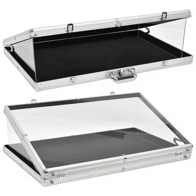 EVORETRO – Aluminium Acrylic Display Showcase – MEDIUM